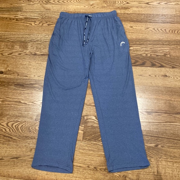 Unisex HEAD graphic pant workout athletic straight leg track drawstring - Picture 1 of 7